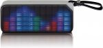 Lenco Bt-191 belaidis Bluetooth stereo garsiakalbis su įmontuota įkraunama baterija ir Aux įvestimi - juodas