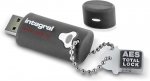 USB laikmena Integral 4gb Crypto-197 256-bit 3.0 Usb atmintinė &scaron;ifruota - Usb atmintinė apsaugota slaptažodžiu - Fips 197 sertifikuota, tvirta, dvigubo sluoksnio, vandeniui atspari konstrukcija Xts-aes