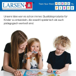 Larsen ea3 kalėdinė mugė &ndash; dėlionė i kalėdinė dėlionė su 140 detalių i klasikinės kalėdinės dėlionės i rėmelio dėlionė kalėdoms nuo 6 metų