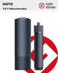 Hoto akumuliatorinis atsuktuvas, 4 N.m elektrinis atsuktuvų rinkinys su led lempute, 3.6 V magnetinis elektrinis atsuktuvų rinkinys, 3 sukimo momentai, 220 aps/min, 1500 Mah Usb-c įkrovimas, 5 cm S2 plieno antgaliai, 12 viename