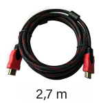 Retoo 4k Hdmi kabelis 2.7 m didelio greičio, kabelis suderinamas su Tv, video 4k Uhd 2160p Hd 1080p pintas paauksuotas jungtys, dp kompiuteris į hdmi monitorių suderinamas, hdmi
