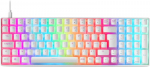 Mars Gaming Mkultra, mechaninė klaviatūra, balta Rgb, kompakti&scaron;ka 96%, Outemu Sq Red jungikliai, prancūzi&scaron;ka