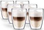 Bodum Pilatus dvigubo stiklo stiklinės, 0.35 l, 6 vnt. rinkinys, skaidrios