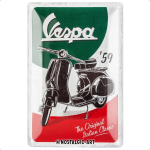 Nostalgic Art Vespa The Italian Classic, metalinė skardos i&scaron;kaba, įvairiaspalvė, 20 x 30 cm