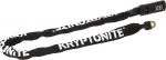 Kryptonite Keeper 712 Combo I.c. dviračio spyna 120cm balta/juoda 2019 dviračių spynos grandinė