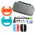 Marigames Priedų rinkinys 13in1 dėklas 2x vairas Nintendo Switch konsolei