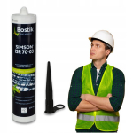 Elastingas sandarinimo klijai Bostik Simson Isr 70-03 290ml neutralus juodas