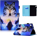 Cxtcase dėklas, skirtas Lenovo Tab M10 Plus 3rd Gen (2022) 10.6 colių plan&scaron;etiniam kompiuteriui, Pu odos apsauginis i&scaron;manusis dėklas, stovo funkcija, plonas apsauginis dėklas, skirtas Lenovo Tab M10 Plus 3rd Gen, Vilkas