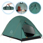 Lengva dvivietė turistinė palapinė Kadva Festa 2