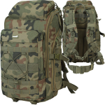 Turistinė kuprinė Aldus, Texar, 57 l, profiliuota nugara, juosmens diržas, PL Camo / Wz.93 maskuotė