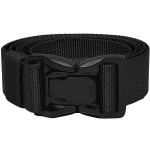 Vyri&scaron;kas diržas KM-23, Texar, su bepakopiu reguliavimu, Quick Release sagtimi, su metaline sagtimi, juodos spalvos