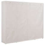 Drabužių spinta, baltos sp., 200x40x170cm, audinys CFE978209
