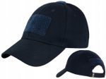 Kepurė su snapeliu taktinė Flex Rip-Stop Teflon M-Tac beisbolo kepurė su lipduku, Navy Blue, L/XL