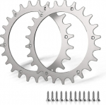 Huamade 2 X "Premium" nerūdijančio plieno smaigai, skirti "Worx S/m" modeliui, 2x nerūdijančio plieno sraigtiniai smaigaliai traukos stipriklis, robotų vejapjovių ratų dydis 205 mm