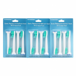 Elektrinio dantų &scaron;epetėlio antgalis SPSH elektrinio dantų &scaron;epetėlio antgaliai, suderinami su Philips Sonicare, 12 vnt.