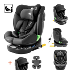 Tulano Loom 35 black-grey pasukama automobilinė kėdutė 40-150 cm &ndash; 360&deg; i-Size saugumas