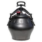 Afganistano puodas, kazanas Misgaran, 12 l, juodas, auk&scaron;čiausios klasės