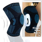 Lankstus kelio sąnario įtvaras-stabilizatorius LIVMAN HX045 su silikonine atrama, dydis: L