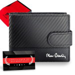 Vyri&scaron;ka odinė piniginė Pierre Cardin, juoda, RFID apsauga A5288706