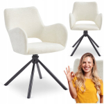 Mink&scaron;ta kėdė Mebel Elite FLAV kreminė