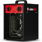 Elektrinis &scaron;ildytuvas BAUMR-AG, 5,0 kW, 400 V, su termostatu, 27x25,5x40 cm