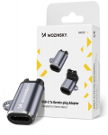Wozinsky WAYGS1 USB-C adapteris, skirtas Garmin i&scaron;maniajam laikrodžiui &ndash; pilka