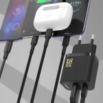 Dudao A27 Maxc 35w Usb-a + Usb-c tinklo įkroviklis su Usb-c kabeliu