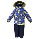 Huppa Žieminis komplektas AVERY, navy pattern/ navy, 80