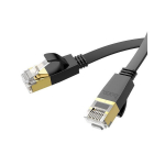 HOCO US07 gryno vario plok&scaron;čias tinklo kabelis (ilgis 3 m), juodas