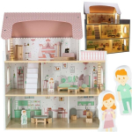 Lėlių namelis DollHouse DH7 BERIMAX medinis, 70 cm