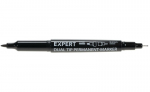 Permanentinis dvipusis markeris Expert (84.310.10), juodas, 1,0 mm ir 0,5 mm