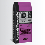 PUPPY&JUNIOR Lamb and Rice 20kg. Kennels Favourite. Auk&scaron;čiausios (super premium) kokybės visavertis pa&scaron;aras visų veislių &scaron;uniukams su ėriena ir ryžiais