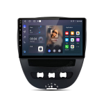 Junsun Android 15 automobilių radijas Toyota Aygo Peugeot 107 Citroen C1 modeliams, 2 GB + 64 GB, belaidis CarPlay, DAB+, GPS navigacija, Bluetooth, 10 colių jutiklinis ekranas, wifi, DSP, keturių branduolių procesorius