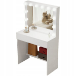 Makiažo staliukas su LED veidrodžiu Modernus loftas Glamour