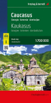 Kaukazo žemėlapis Gruzija Armėnija Azerbaidžanas 1:700 000 - Kolektyvinis parengimas