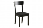 Virtuves krēsls HUGO 1, melns, audums 13B