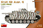 Klijuojamas Modelis MiniArt 72120 StuH 42 Ausf. G Late Prod. 1/72