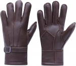 Žieminės odinės pir&scaron;tinės vyrams Harsidanzar, rudos