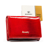 Vidutinė piniginė moterims Rovicky, raudona