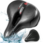 Dviratis sėdynė Novatrek, ergonomi&scaron;ka, mink&scaron;ta, amortizuojanti, kvėpuojanti, vandeniui atspari