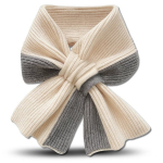 Moteri&scaron;kas &scaron;iltas &scaron;alikėlis žiemai &ndash; dviejų spalvų, smėlio ir pilkas