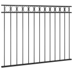 Tvoros segmentas, juodos spalvos, 1,7x1,2m, plienas CFE2889273