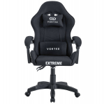 Žaidimų kėdė EXTREME Vortex Black, audinys