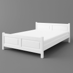 Lova KLASIKA + Čiužinys SAPNAS 2 XL|180X200|Baltas akrilas