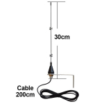 Vartų antena 868 MHz 7dBi su dviejų metrų kabeliu