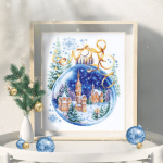 Siuvinėjimo rinkinys Magic Needle "Christmas Bauble" 70-37