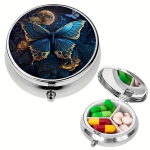 Vaistų dėžutė su trimis skyreliais Butterfly 1 vnt.
