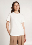 Medvilniniai mar&scaron;kinėliai T-SHIRT BASIC NECK 4815/010 Giulia, spalva milk, L