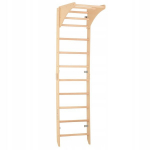 Medinės gimnastikos kopėtėlės Rinagym, 230 cm, medžio spalvos