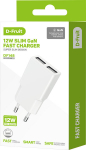 D-Fruit sieninis įkroviklis 12W 2xUSB-A DF148